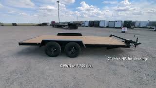 The Southland Trailers 16’ Lowboy Flat Deck Trailer