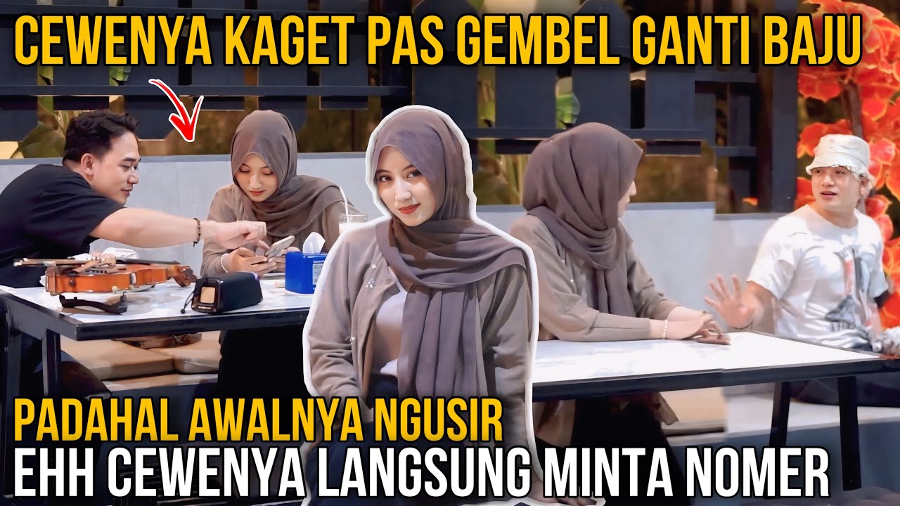 SICANTIK NGUSIR❗️TAPI PAS GEMBEL GANTI BAJU MALAH MINTA NOMER WA