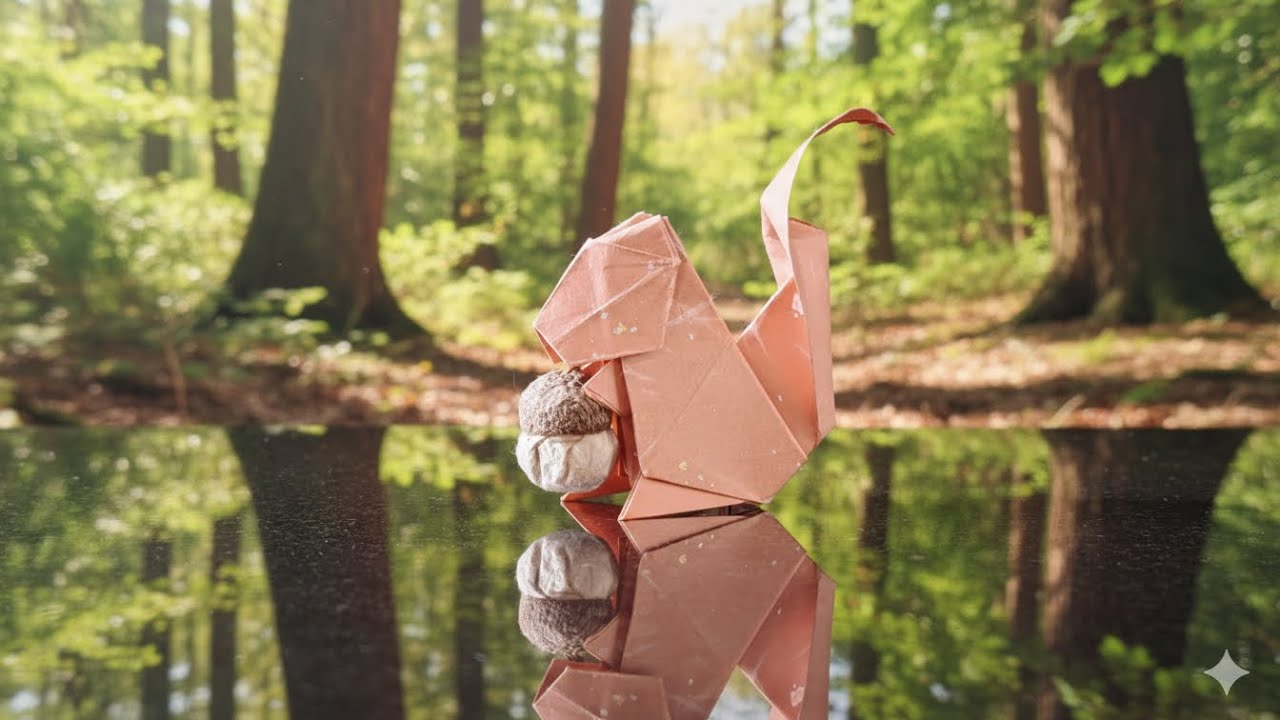 秋の折り紙｜かわいいリスをステップ・バイ・ステップで折ろう