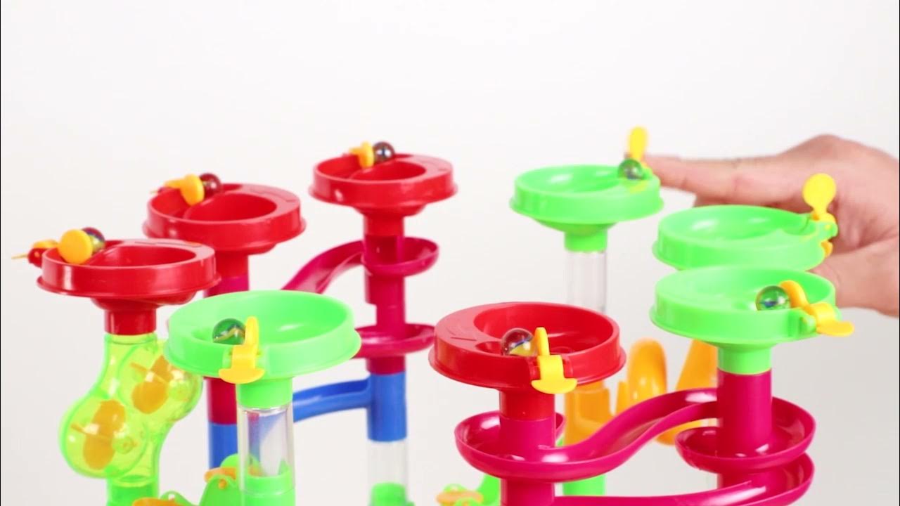 Gifts2U Marble Run Toy,168Pcs Educational Construction Maze Block Toy Set YouTube