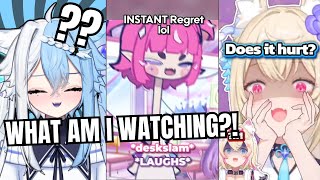 картинка: Клипы Vtuber, которые стоит посмотреть ОДНИМ 💀 | Реакция Aquwa на клипы Vtuber