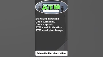 ATM Benefits#banking #atm #youtubeshorts #shortvideo