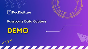 Process Passports with DocDigitizer