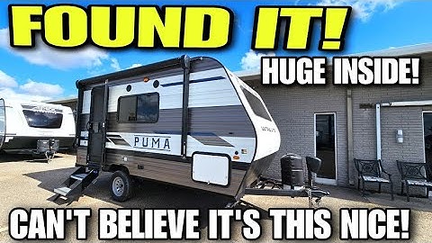 HUGE INSIDE! Really Impressive Super Tiny RV! Puma 12FBX