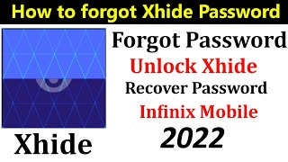 how to forgot xhide password | infinix xhide password forgot 2022 screenshot 5