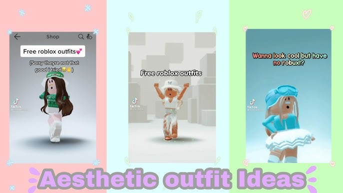 Aesthetic Roblox Girl Avatars Character Unisex T-Shirt - Teeruto