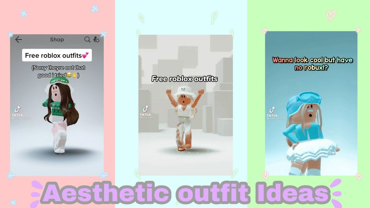 CHEAP* AESTHETIC Roblox Outfit Ideas (TikTok Compilation) 