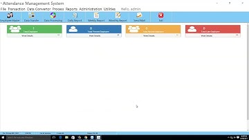 Realtime Attendance Tracker 10.7 - basic configuration of attendance management 10.7