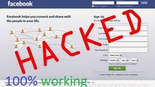 how to hack faceebook account with prove its 100% working! must watc and try