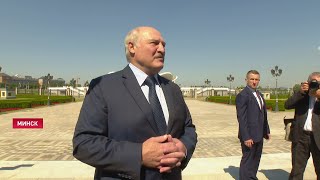 Лукашенко: Главное, чтобы вы не парились! А так выйдете – будет всё дрожать! // Проводы на Олимпиаду