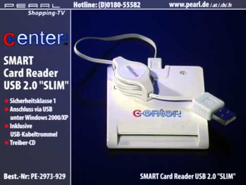 c-enter SMART Card Reader USB 2.0 "SLIM"