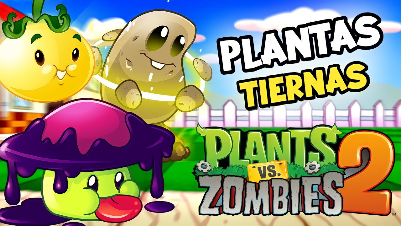 Top 8 Plantas más TIERNAS de PVZ 2 - YouTube