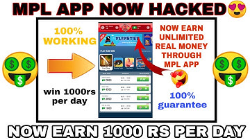 MPL PRO HACK TRICK|| HACK MPL 1ST RANK AND WIN REAL CASH