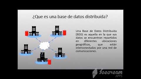 Bases de datos distribuidas