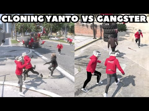 CLONING YANTO VS GANGSTER #2 -  GTA V ROLEPLAY