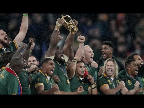 Rugby: terceiro título mundial para África do Sul