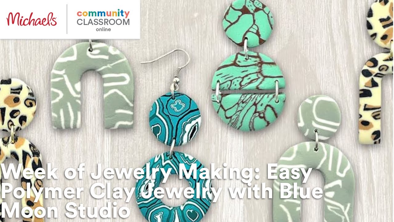 DIY Colorful Polymer Clay Earrings Craft Kit