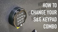 A-1 Locksmith - Frisco: How to change your S&G keypad combination