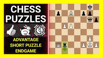 Chess Puzzles to Practice. Themes: Advantage, Short puzzle, Endgame. Learn Chess