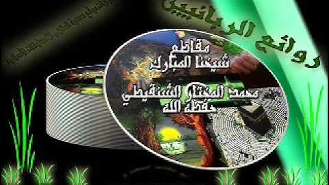 يستحب يوم الجمعة قراءة سورة الكهف والإكثار من الصلاة على النبي-الشيخ الشنقيطي