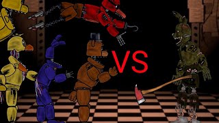 (DC2/FNAF ) Springtrap vs withered animatroniki animation