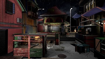 uncharted 4 inspired environment creation(night_lighting)