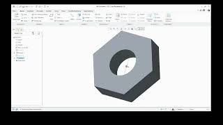 Creo Tutorial | Nut Design In Creo Parametric | Use of Palette Command