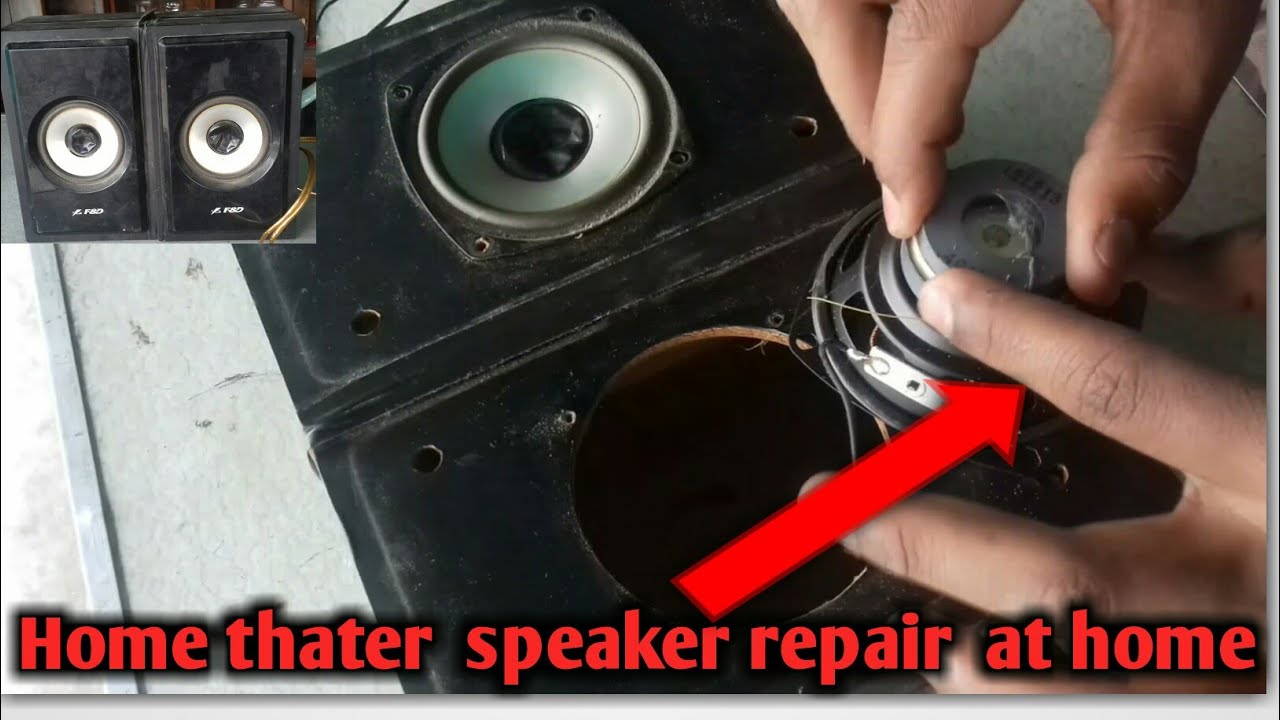 How to Home theater speaker Repair very easy - YouTube
