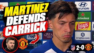 LISANDRO MARTINEZ FIRES BACK AT CRITICS AND DEFENDS MICHAEL CARRICK AFTER MAN UNITED’S SHOCKING 2-0
