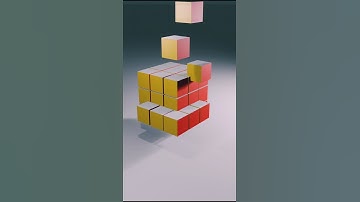 When cubes try to become one #asmr#satisfying #blender #3d #cube #animation #blendergameengine #Loop