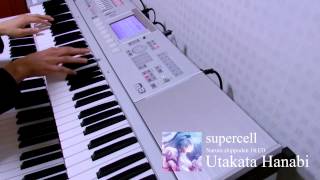 Supercell - Utakata hanabi band cover (piano part)