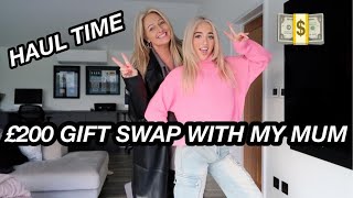 £200 PRETTY LITTLE THING CLOTHING SWAP WITH MY MUM!