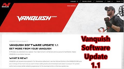 Minelab Vanquish Software Update 1.1 Test - Metal Detecting