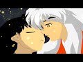 Inuyasha and Kagome Kissing Part [ My Animation]