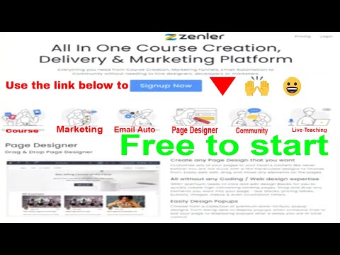 NewZenler course creation marketing email automation n more