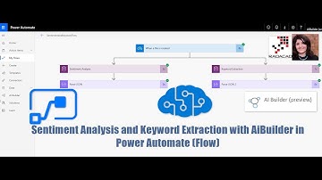 AI Builder for Sentiment Analysis and Keyword Extraction in Power Automate (Flow)
