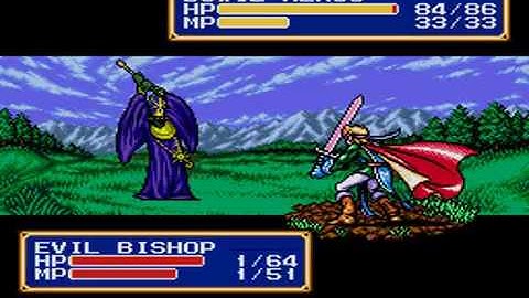Shining Force 2 (Genesis) Super Difficulty - Battle 38 (Geshp Battle)