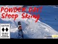 POWDER DAY STEEP SKIING at WhistlerBlackcomb in 4K