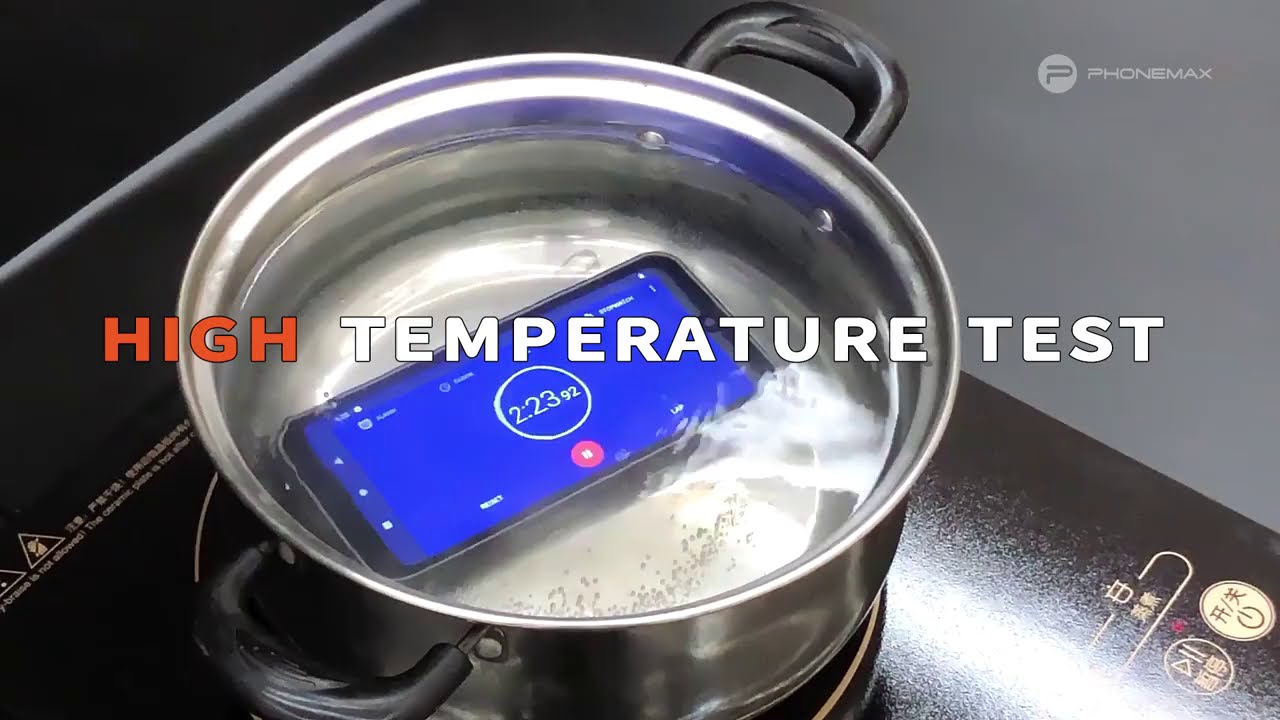 Phonemax rugged phone boiling water test YouTube