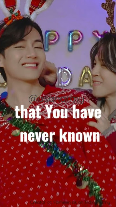 Bts V Christmas tree with lyrics for whatsapp status, December 24, 2021