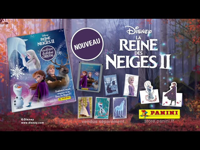 Disney La Reine des Neiges II, collection de stickers cristal de Panini –  PUB TV 