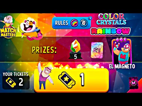 Match masters tickets se booster color crystals rainbow woolly workout vs el magento gameplay.