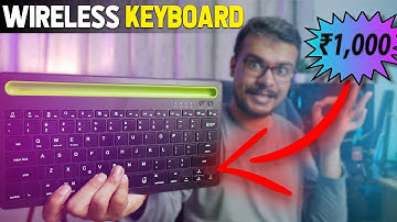This Wireless Keyboard is all you need | Best Wireless Keyboard under 2000 | Bluetooth Keyboard