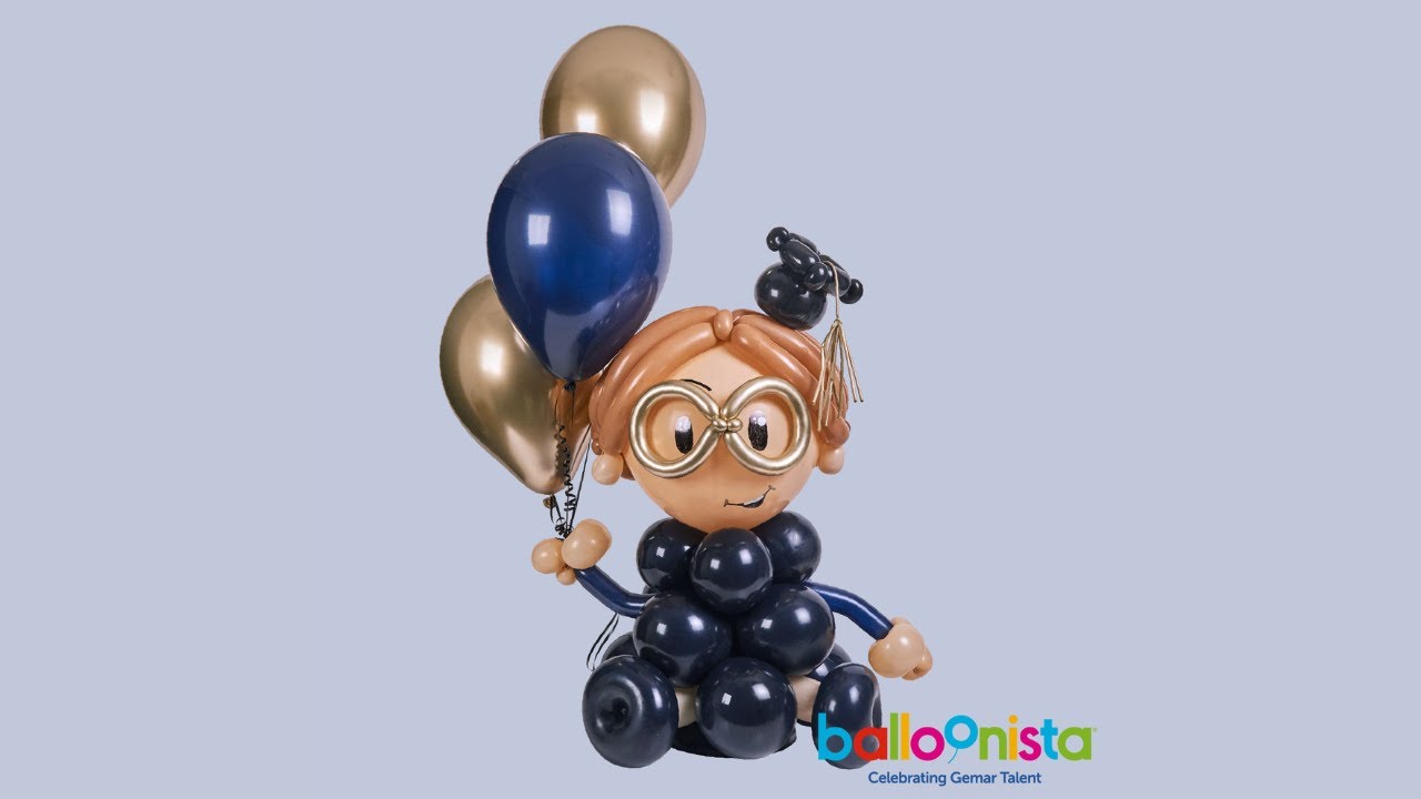 How to Make a Stunning Balloon Decoration for Graduation | Step-by-Step Balloonista Tutorial