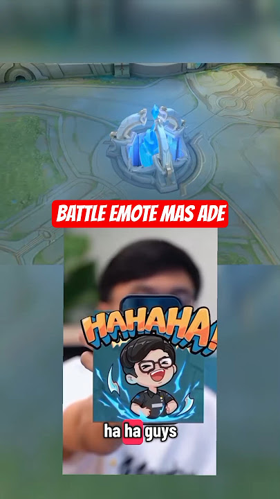 battle emote mas ade hahaha #emotemasade #emoteoura #mlbb
