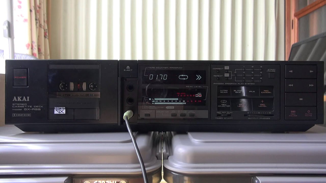 カセットデッキ]AKAI GX-R55 正再生[TDK OD][FullHD 60P] - YouTube