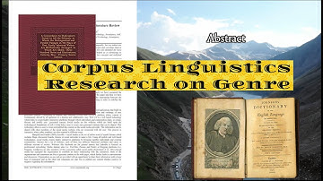 Linguistics - Corpus Linguistic Studies on Genre