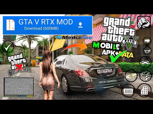 GTA SAN ANDREAS GAMERS  GTA 5 SA Mod Android 680 MB Best Graphics in 2021  Offline Android & iOS