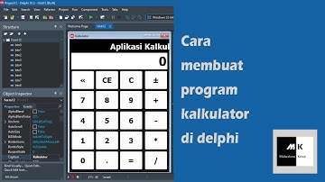 Cara membuat Kalkulator di Delphi #delphi #kalkulator #coding