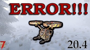 Error on Server 7 Days to Die Alpha 20.4